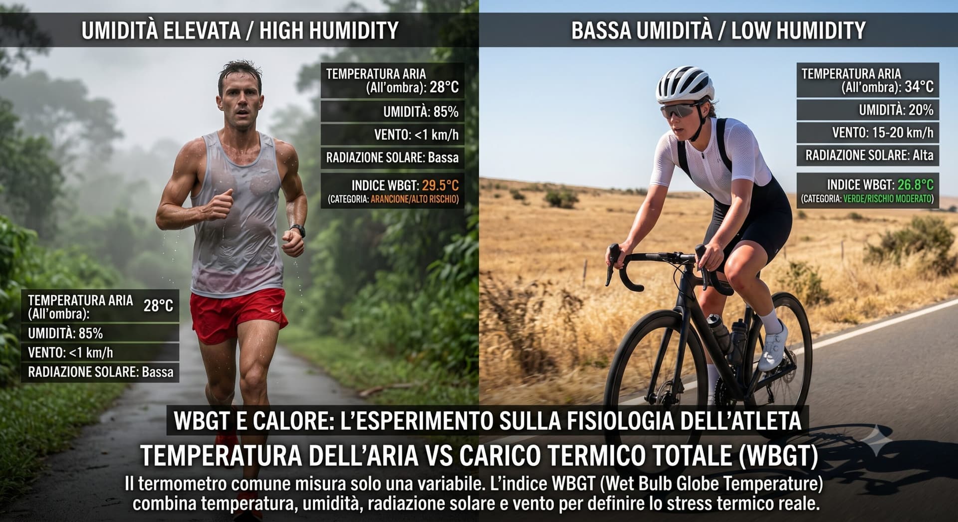 WBGT e Calore: Come il Clima Estivo Modifica la Fisiologia dell'Atleta Endurance