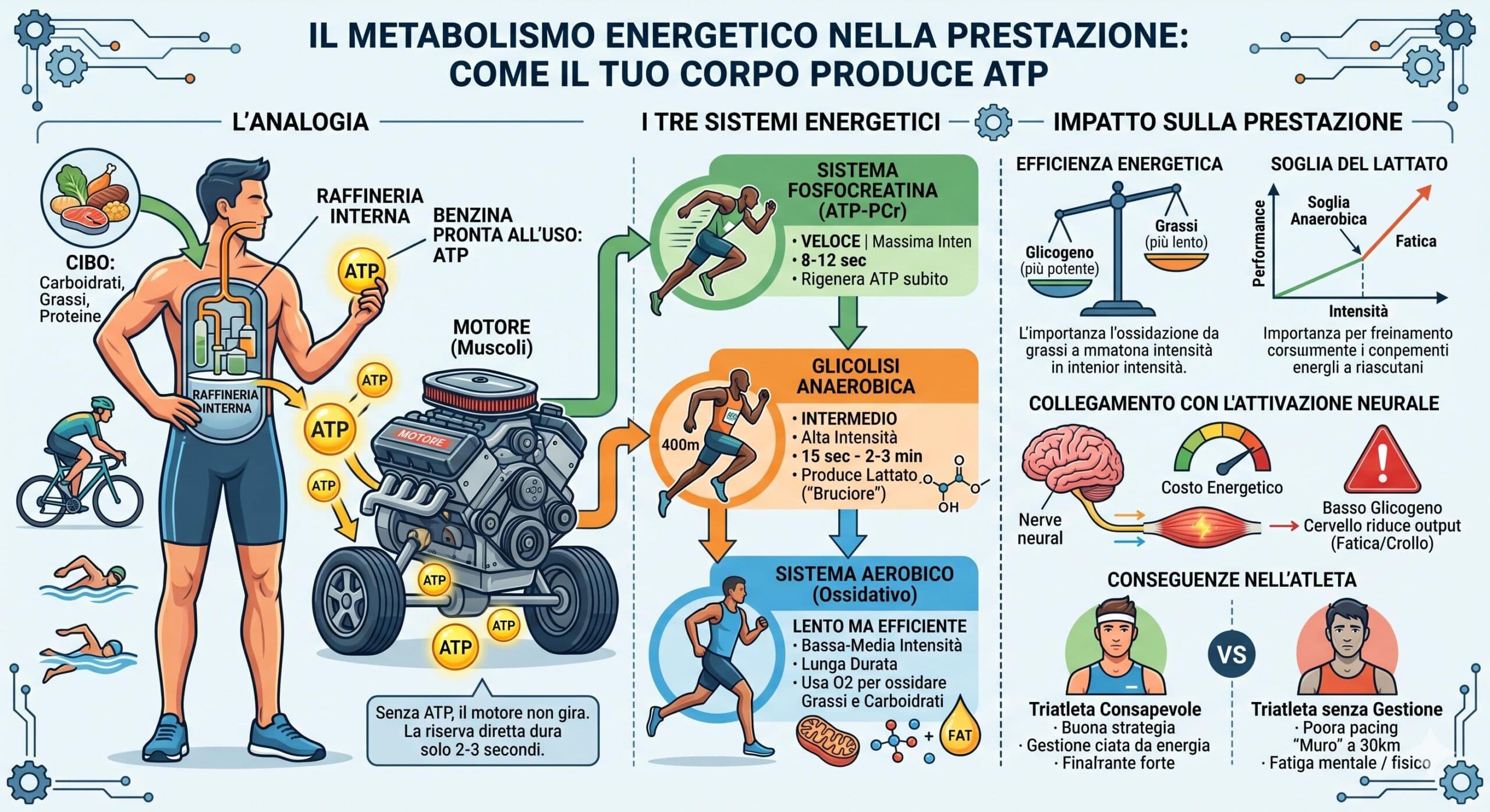 ATP e Metabolismo Energetico: La Benzina Invisibile della Prestazione