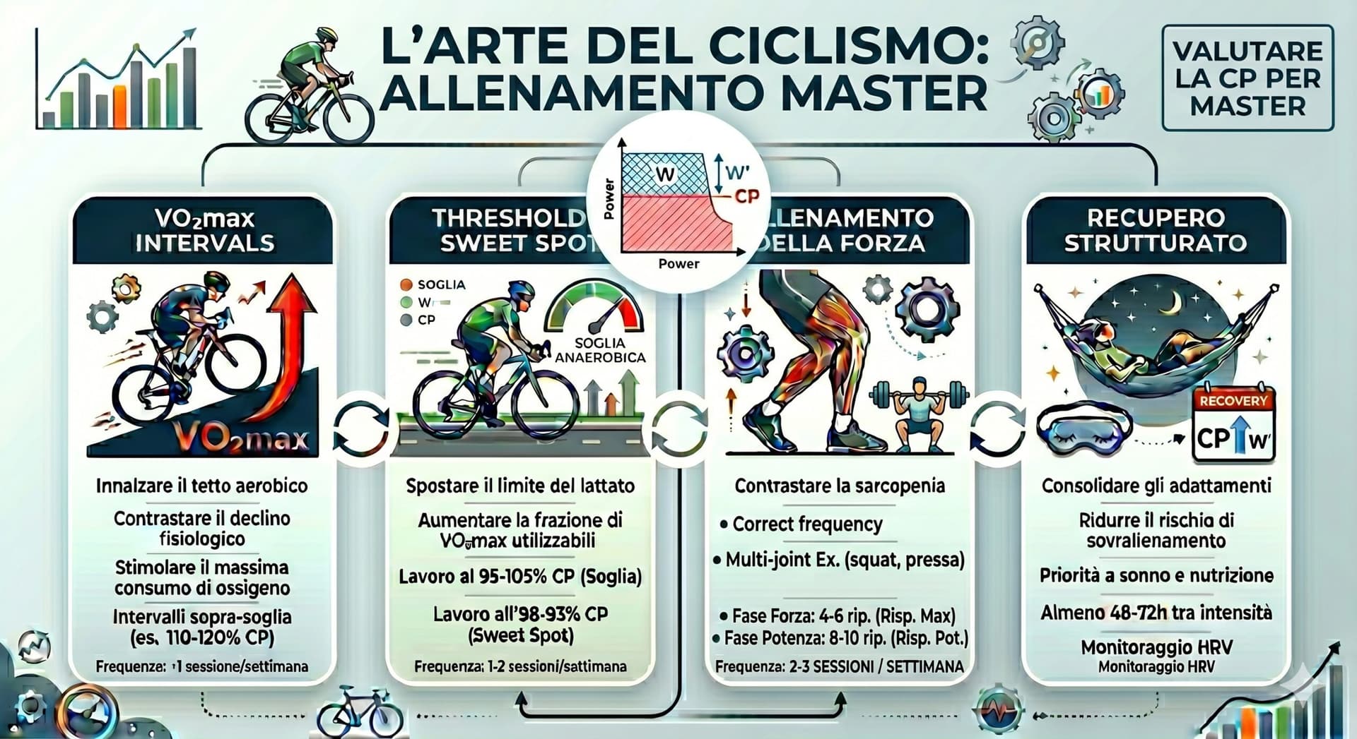Critical Power nei Ciclisti Master: Guida Scientifica per Alzare il Soffitto della Prestazione