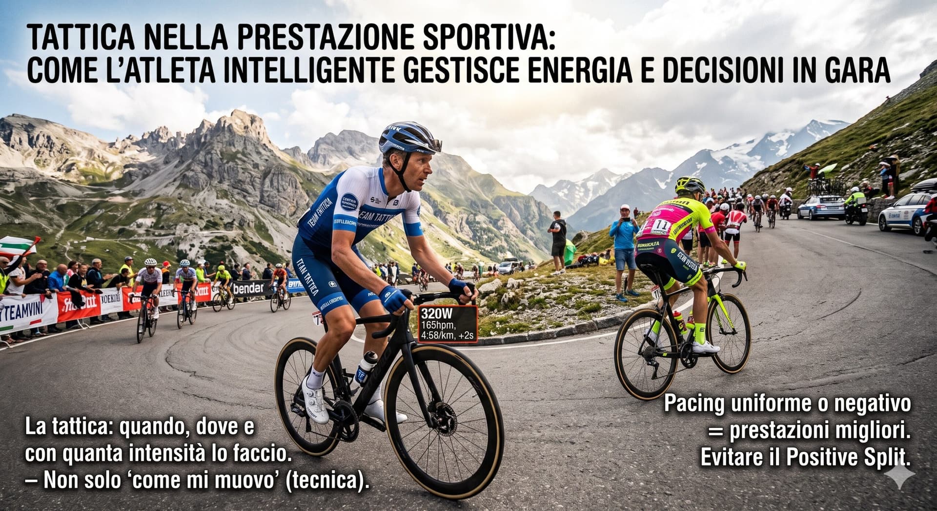 Tattica nella prestazione sportiva: come l'atleta intelligente gestisce energia e decisioni in gara