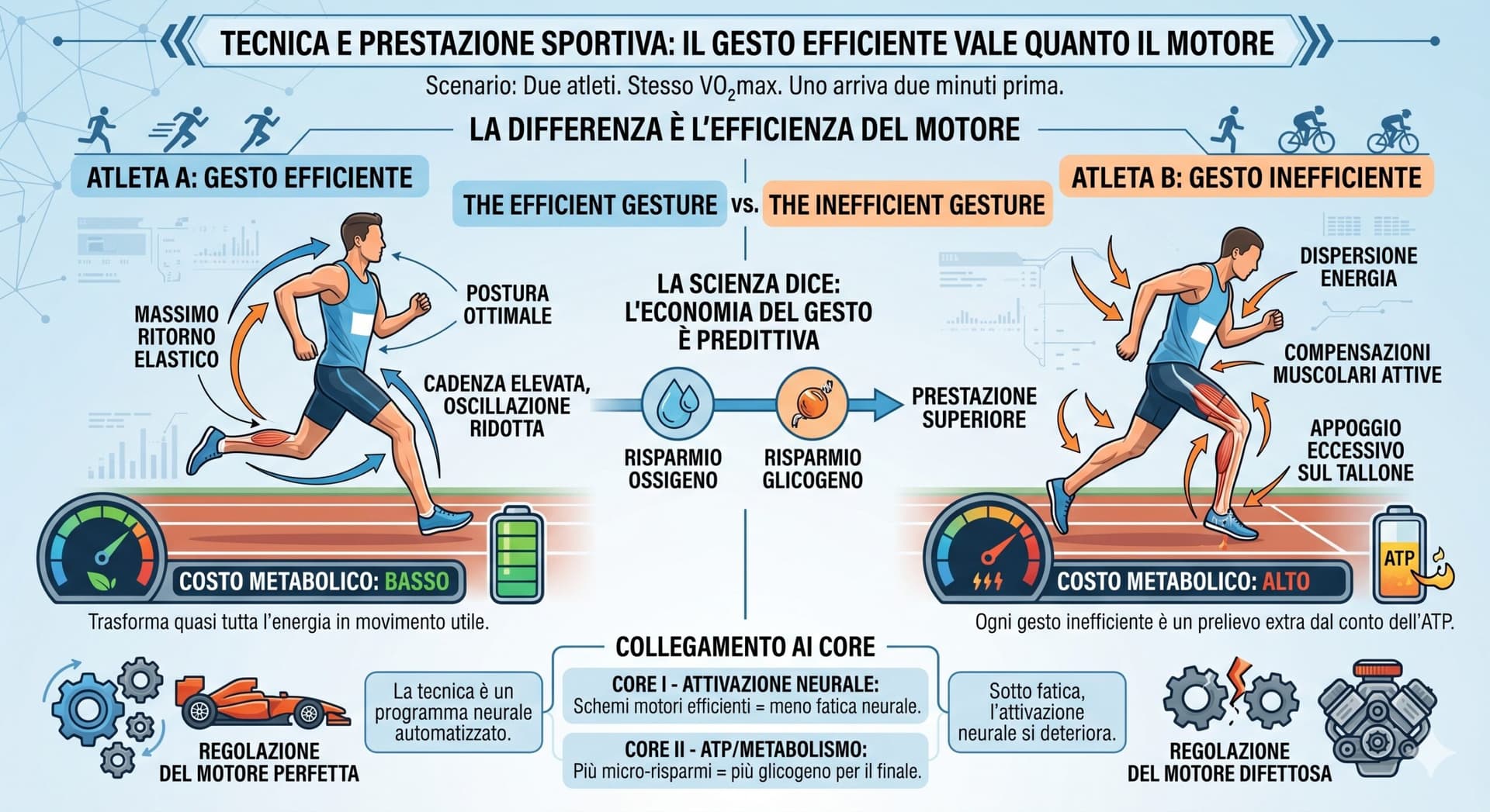 Tecnica e Prestazione Sportiva: Perché il Gesto Efficiente Vale Quanto il Motore