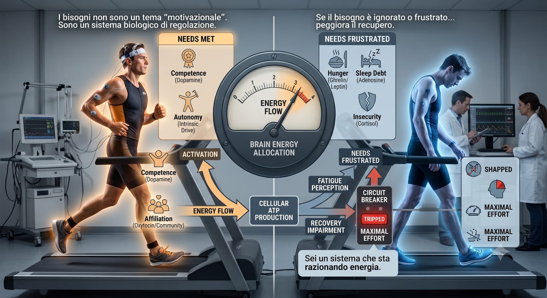 Bisogni e prestazione sportiva: il motore invisibile che decide quanta energia metti nell'allenamento