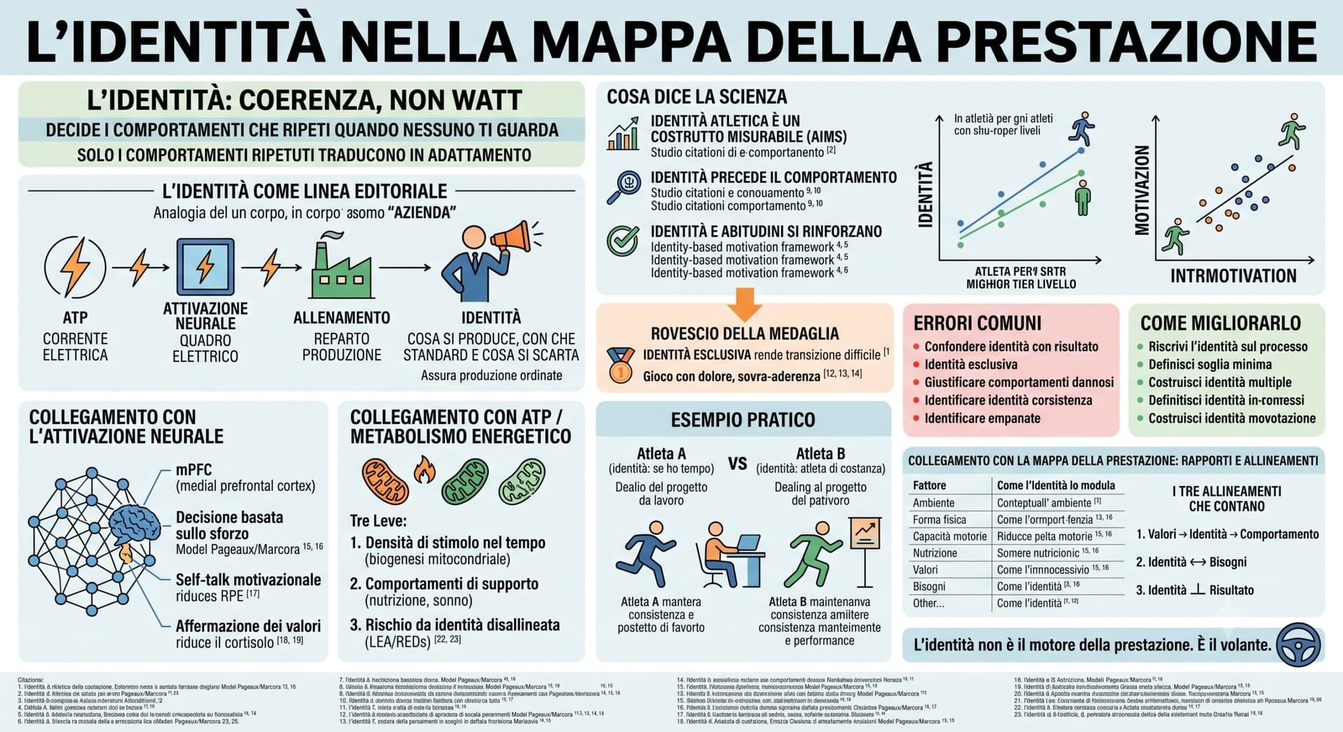 Identità e prestazione sportiva: come il "chi sono" guida il "quanto rendo"